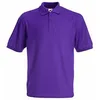 Professional good quality no label Casual plain blank purple polo T shirt