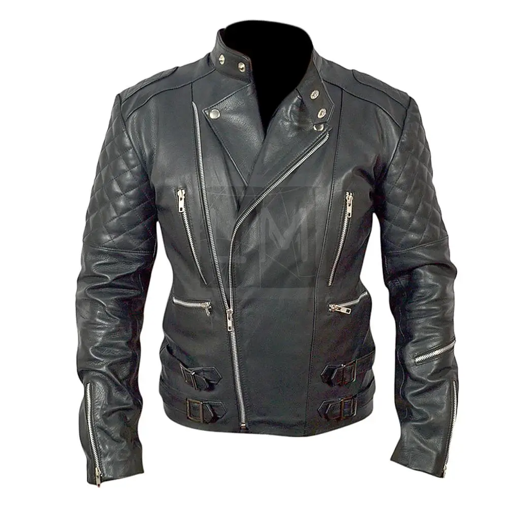 Premium Quality Real Cowhide Leather Jacket/motorcycle Jacket - Buy ...