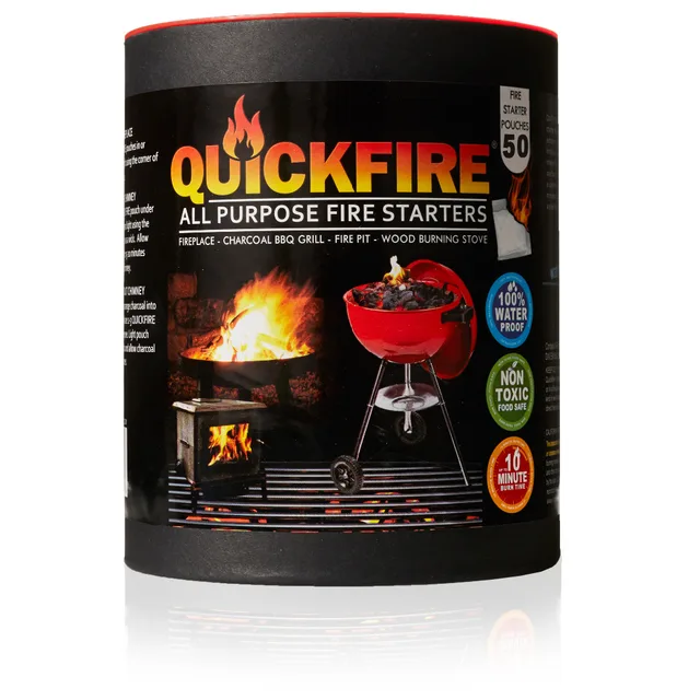 Quickfire All Purpose Wax Fire Starter For Wood Stove Fireplace