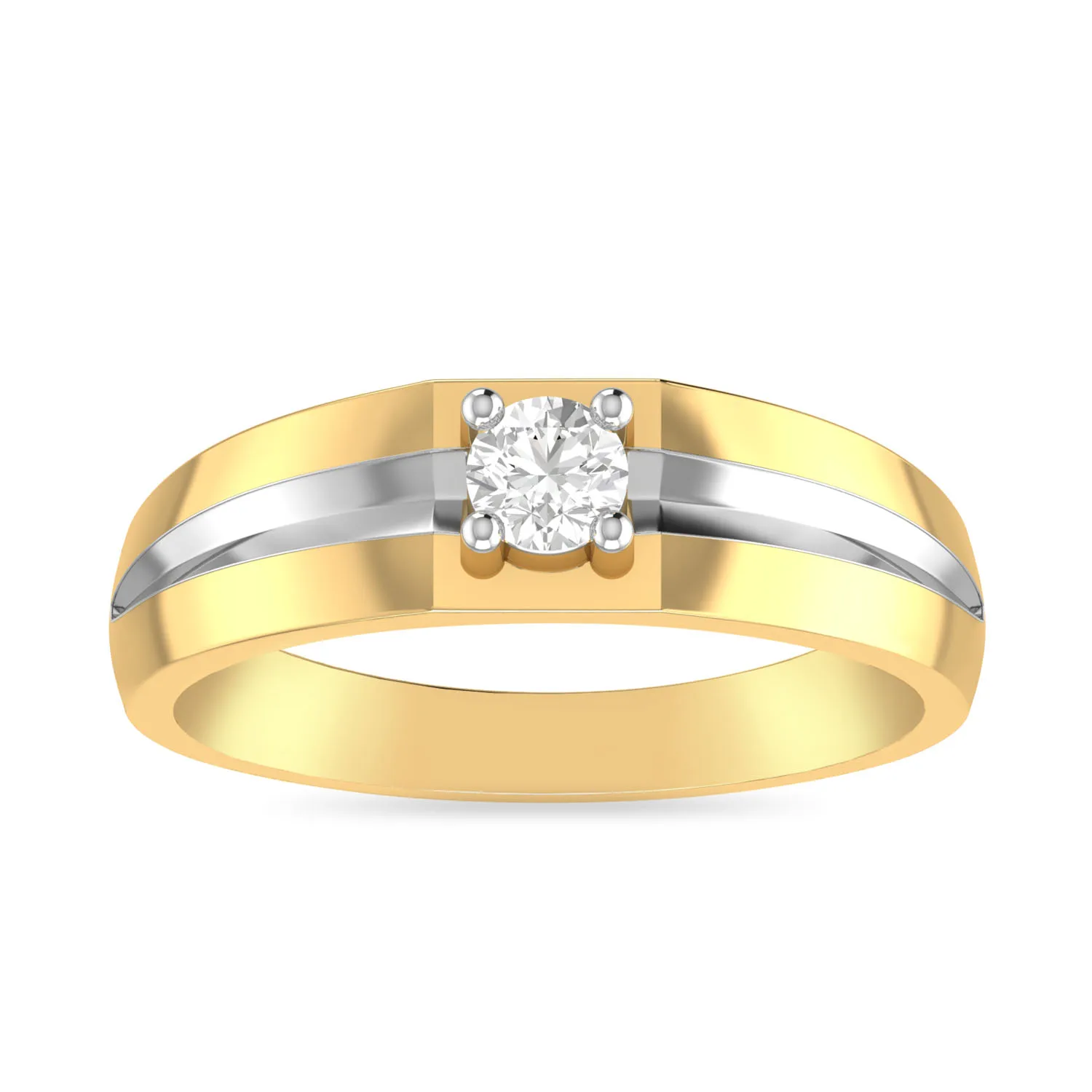 0,30 Quilates Blanco Natural Diamante Boda Anillo De 14k Oro 0,30 Quilates Blanco Natural Diamante Boda Anillo De 14k Oro