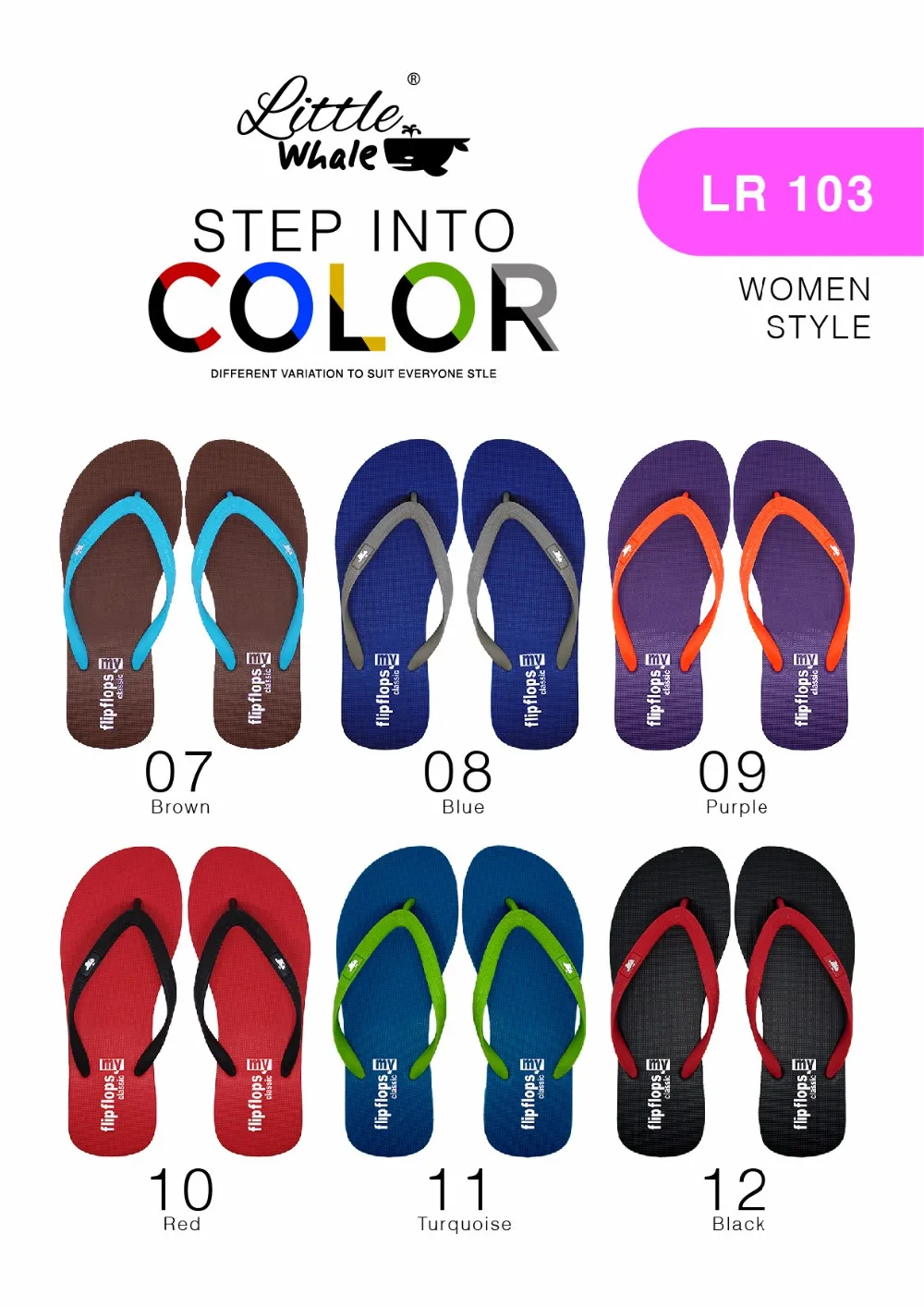 Women Printed Logo Rubber Slippers Flip Flops Buy Ladies Slippers