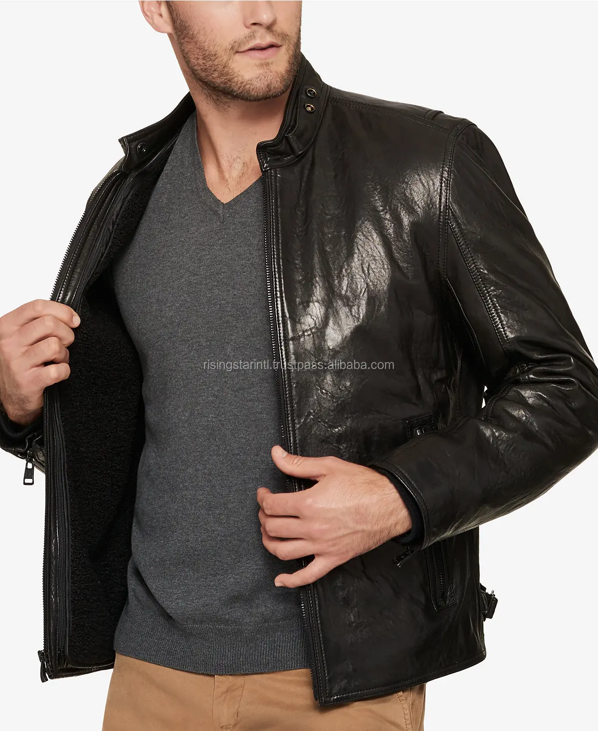 buffalo leather jacket fbb