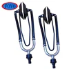 High Quality Stainless Steel Duel Feed Black Marine Boat Ship Yacht Motor Fluser with Rectangular Cap