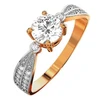 Premium 18k Gold Ring Rose Gold Solid Gold Jewelry From Belarussian Jewelry Manufacturers