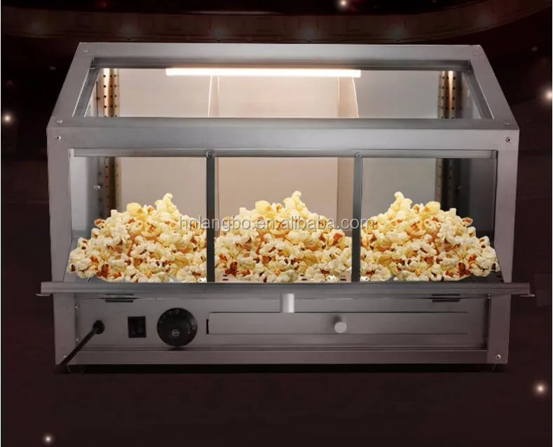 Commercial Popcorn Display / Popcorn Warmer / Popcorn Warming Showcase