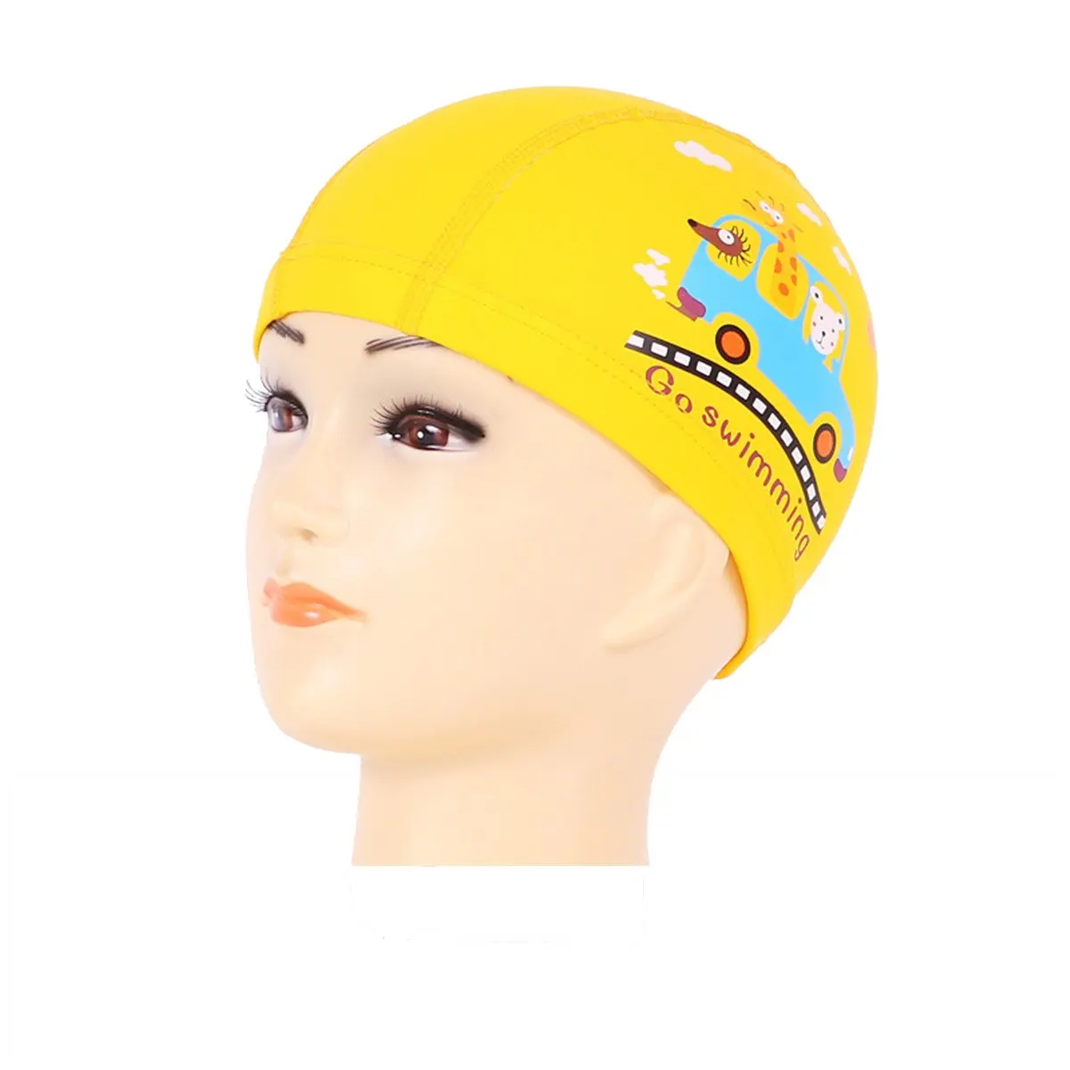 childrens lycra swim cap