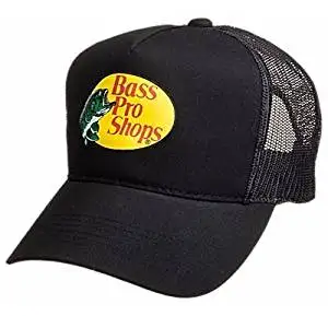 bass pro shops embroidered logo mesh caps