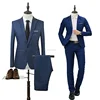 Customer-design custom OEM Best premium quality, stitching 3 piece coat pant men suit