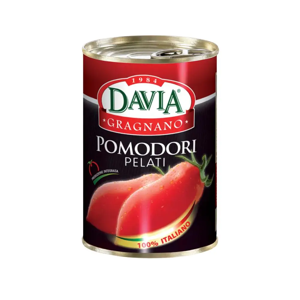 
Top quality Italian Whole peeled tomato in can - 24 x 400 grams 