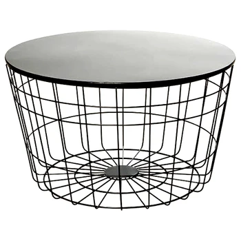 Designer Metal Wire Round Coffee Table With Black Mirror Top Modern Nesting Tables Gl 30x30 Designer Metal Wire Round Coffee Table With Black Mirror Top Modern Nesting Tables Gl 30x30