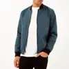 Latest Chambray Men Bomber Jacket Custom Sequin Wholesale fashion Wear | Bomber jackets Men