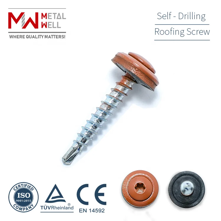 Custom C1022 Sandwich Panel Self Drilling Roofing Screw Products from
