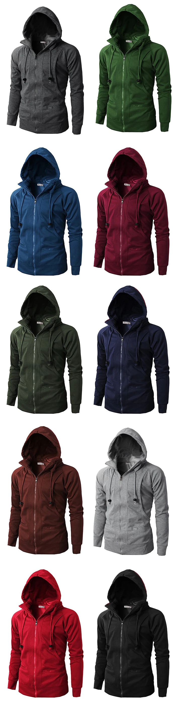 wholesale zipper hoodies in bulk