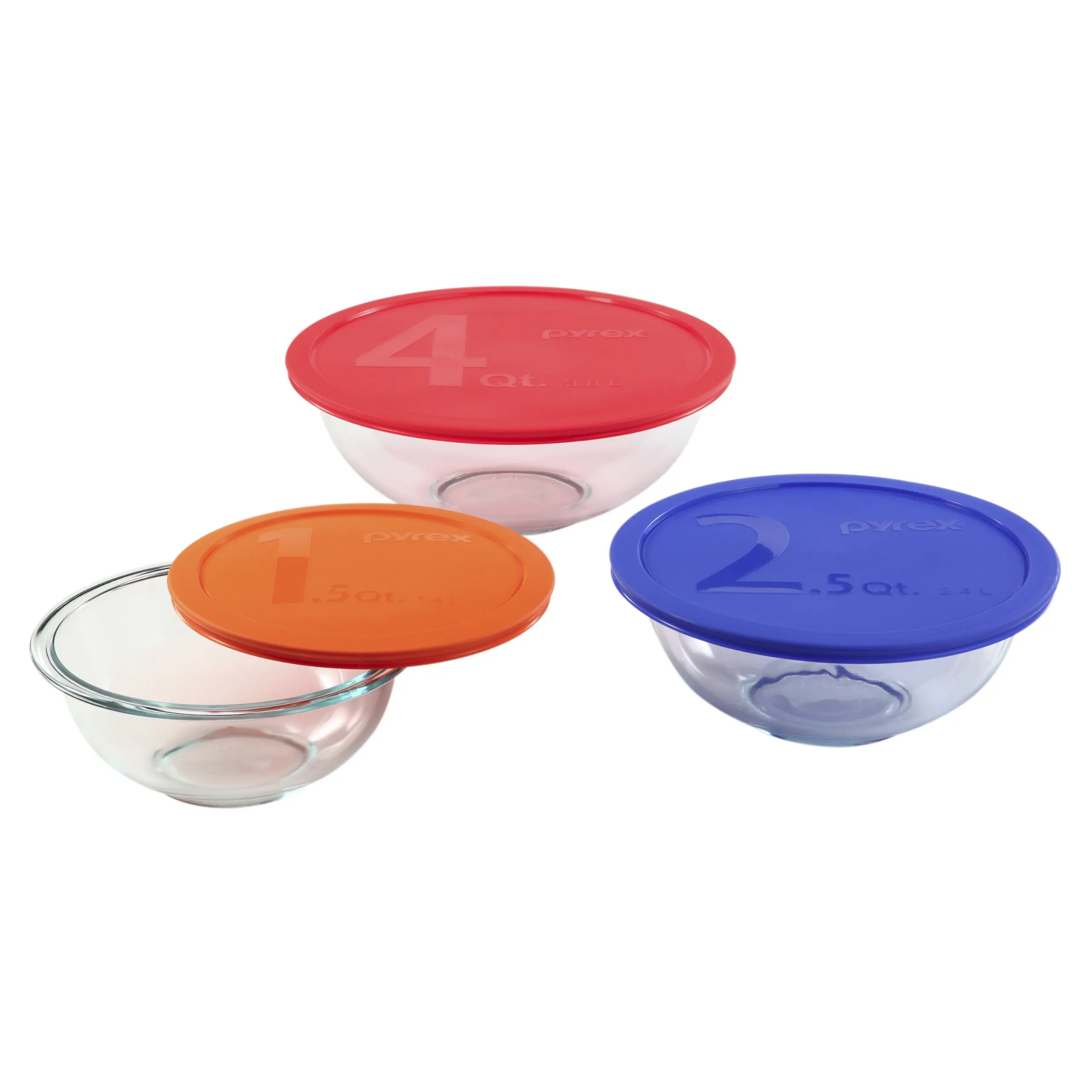 Pyrex tulip bowls