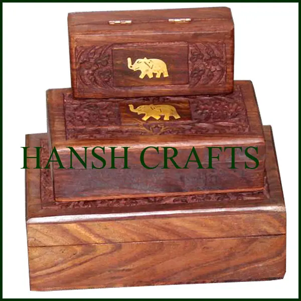 The Tree Of Life Carved Wooden Box Hand Carved Wooden Box From India