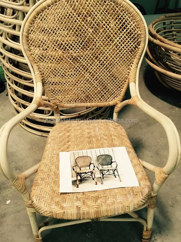 Vietnam Rattan Hanging Chair Rattan Wicker Weave Swing Chair
