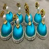 Export Quality Handmade Silk Thread Jhumkas and Earrings