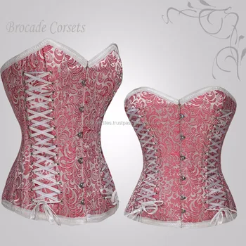 front lace corset