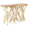 Teakwood Rectangular Console Table