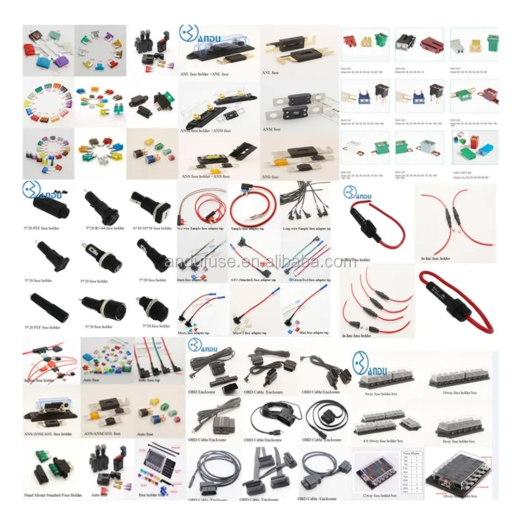 Automotive Fuse Box,Holder,Terminal,Accessories For Auto Blade Standard