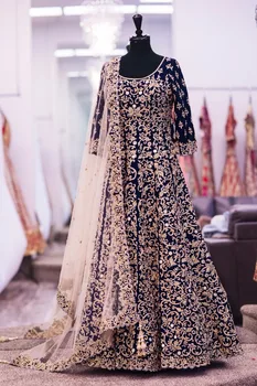 heavy anarkali suits for wedding