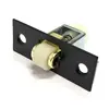 Matte Black with Radius Plate Brass Adjustable Roller Catch
