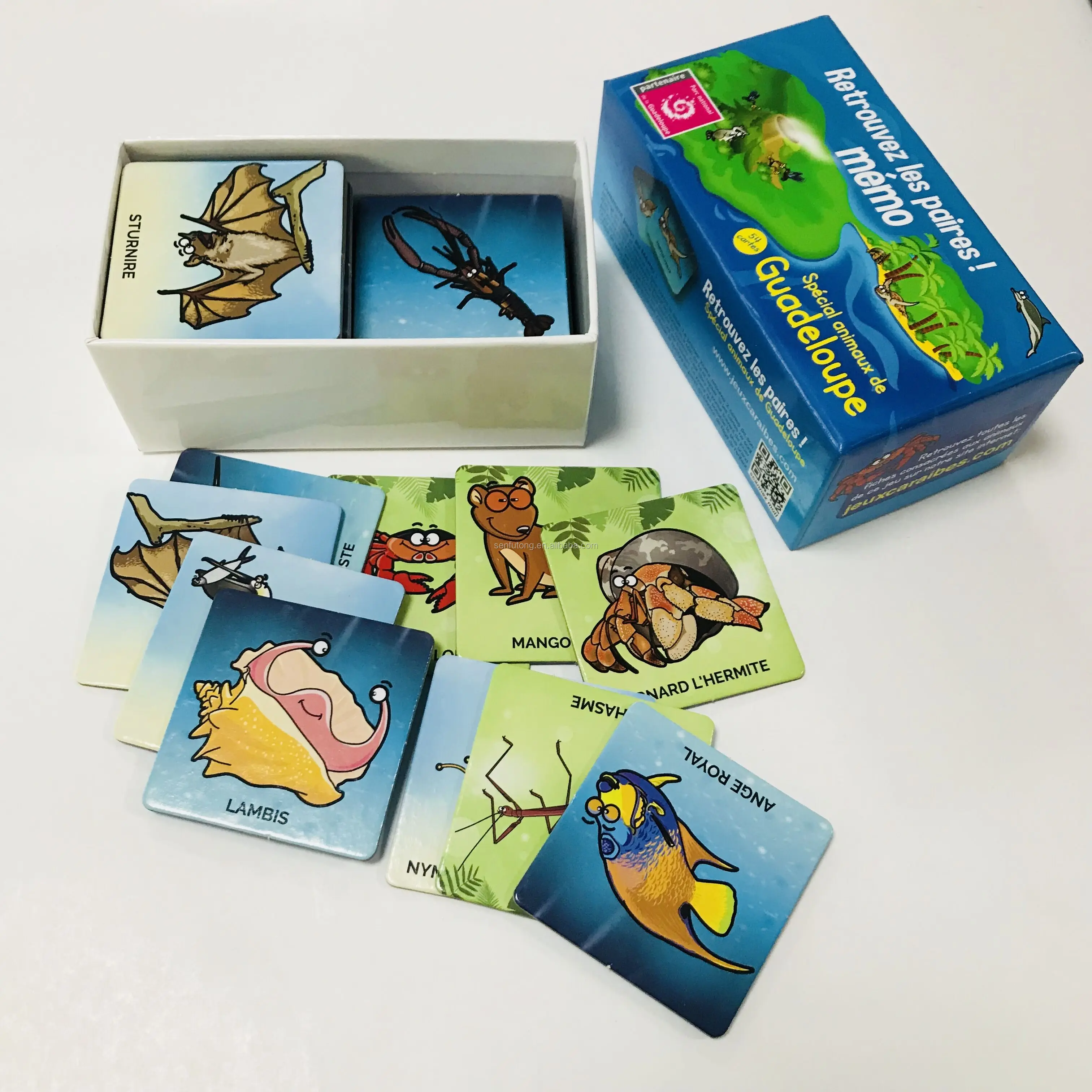 Oem High Quality Paper Memory Paper Game With Custom Design Memory Card
