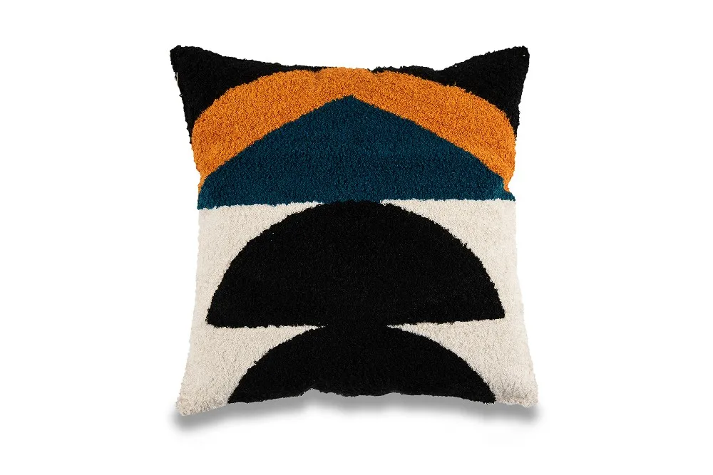 Decorative Throw Pillow Bohemian Embroidered Cotton Cushion Cover For Living Room Decor