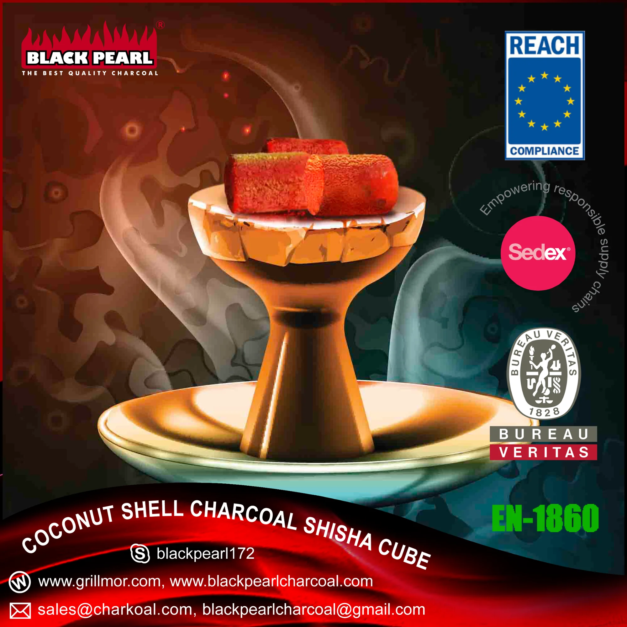 Coconut Shell Shisha Charcoal At Bulk Export Price Buy Shisha