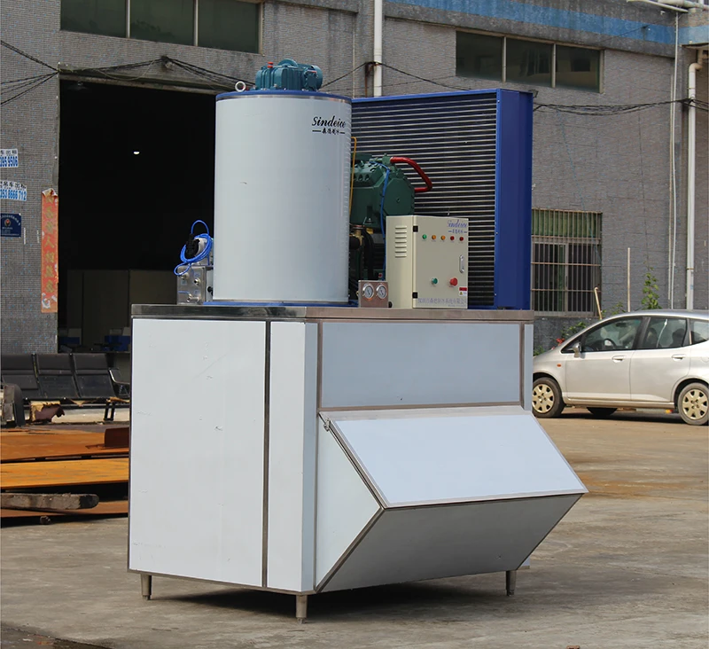 Sindeice 3ton snow flake ice machine for frozen fisheries