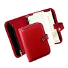 1.5 Inch 6 D Ring Binder / Eco-friendly Ring Binder Red Leather File Folder / Cheap 3 Ring Binders
