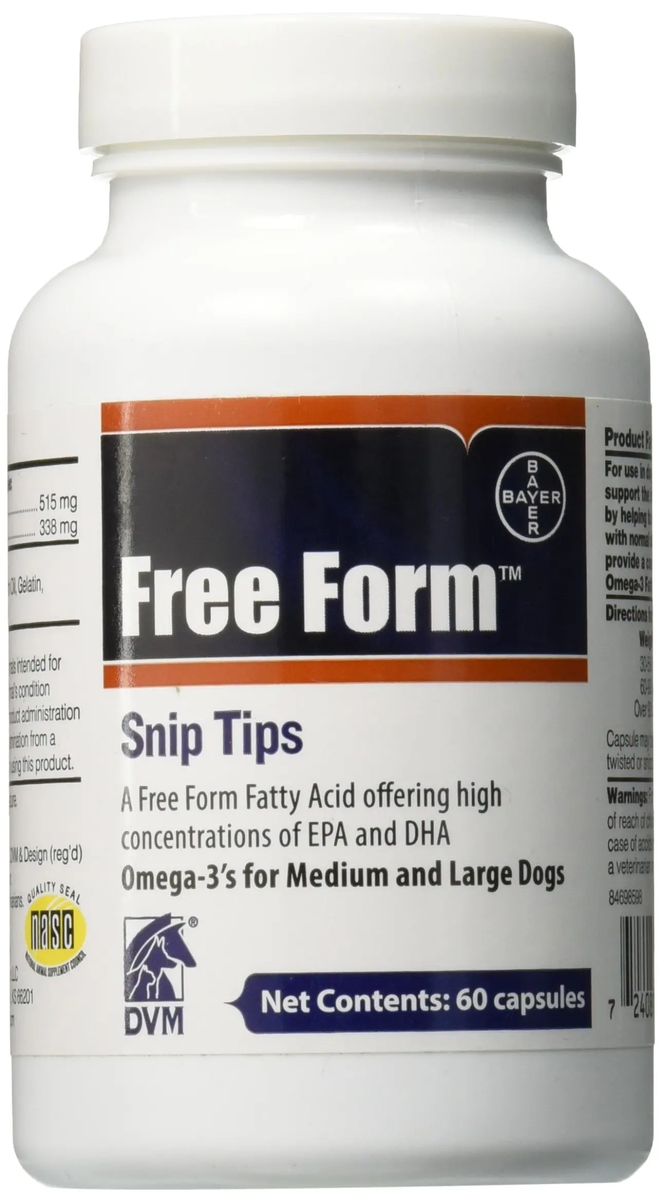Bayer Free Form Snip Tip Nutritional Supplements