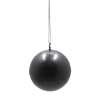 Black Silver Iron Christmas Hanging Ball