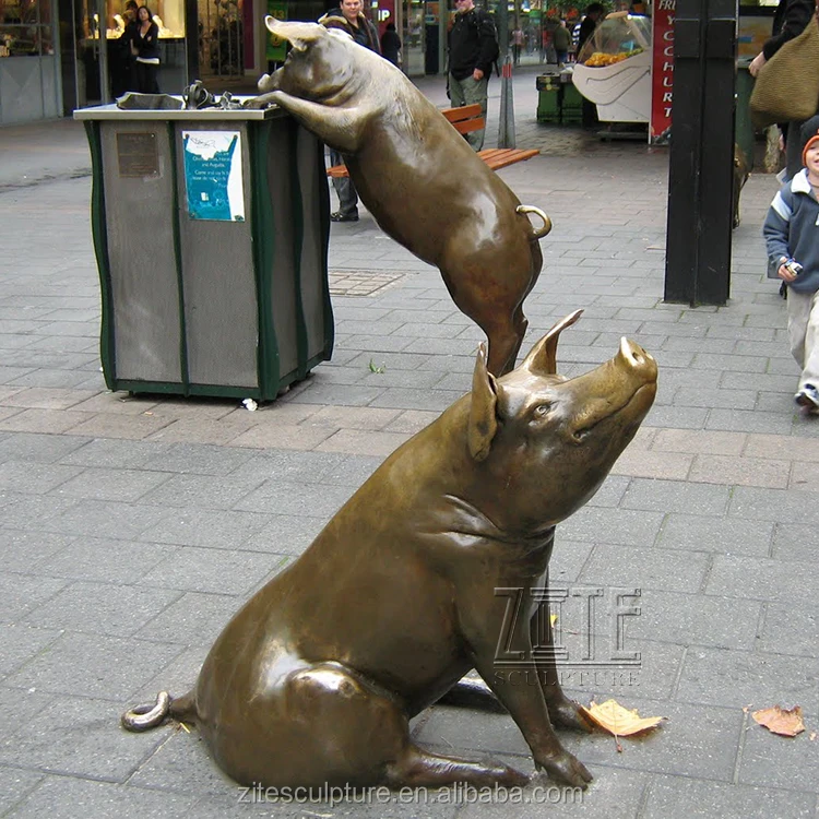 Life Size Street Art Scupture Bronze Pig Statue Buy Pig Statue,Bronze Pig Statue,Pig Sculpture