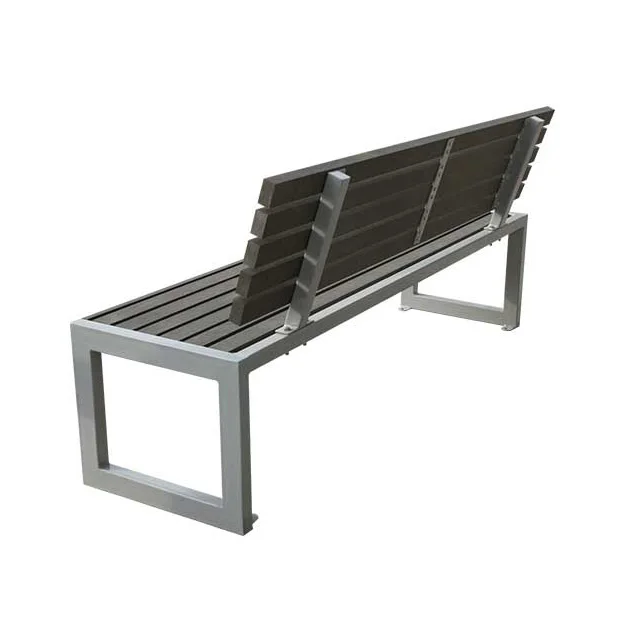 Al Aire Libre Parque Jardín Reciclado Madera De La Resina De Bancos