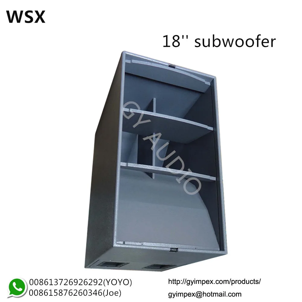 Gy Audio 18 Folded Horn Martin Subwoofer Box Wsx Cabinet Buy