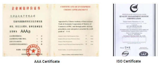 certificates