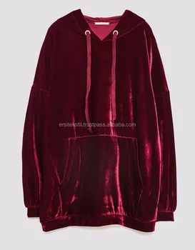 velvet hoodies womens