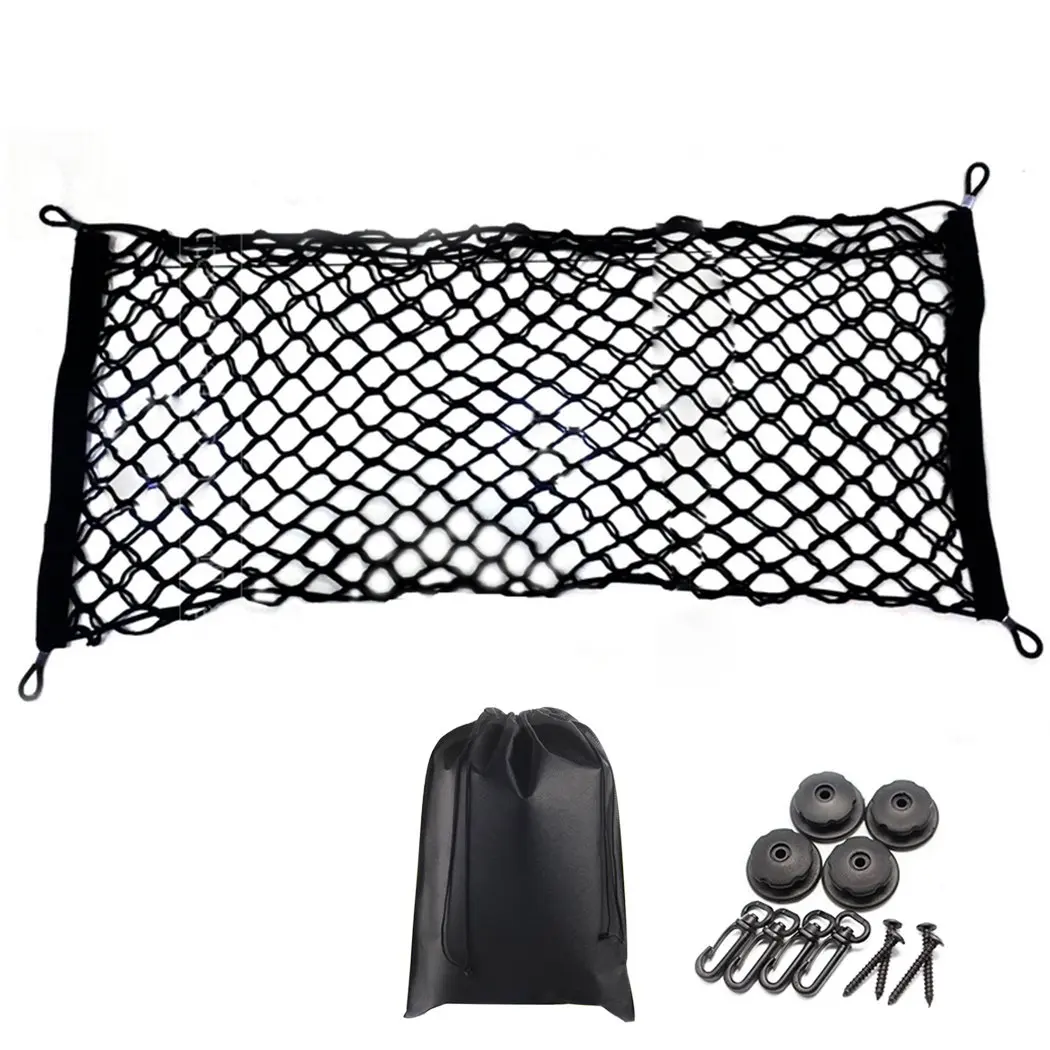 Cargo Nets DEDC 65x27.5 Flat Elastic Car Cargo Net Truck Pickup Bed Net