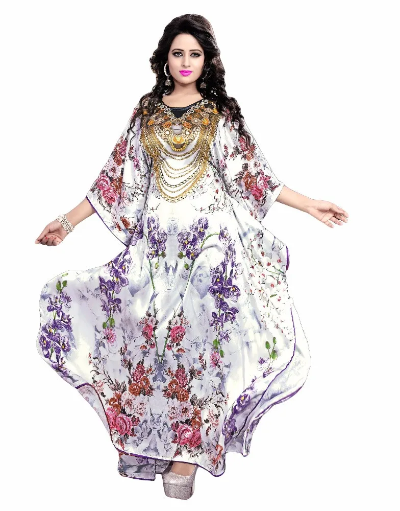 Floral Printed Kaftans 2017 / Ladies Casual Daily Wear Kaftans
