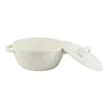 Home kitchen used plain white deep cheap modern ceramic custom bakeware with cover