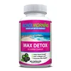 Max Detox Dietary Supplement Pure Herbal Ingredients, Acai Berry, Papaya & Ginger, Promotes Colon Cleansing & Removes Toxins