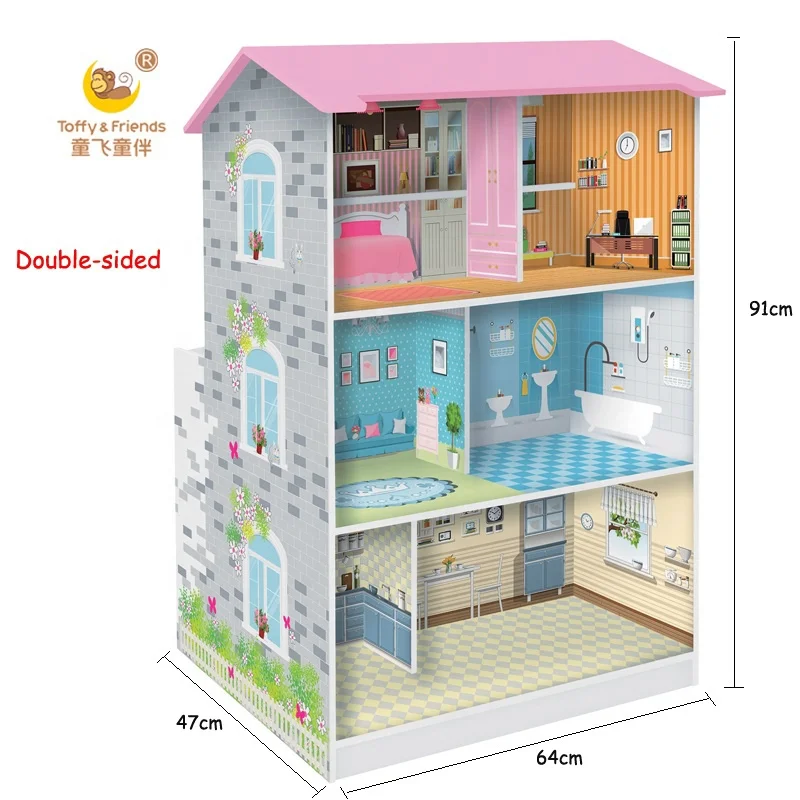 double sided dollhouse