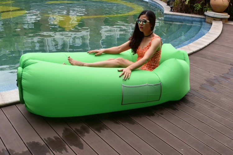 New Outdoor Air Lounge Sofa Bed Inflatable Lounger With Pillow Set Buy Inflatable Lounger