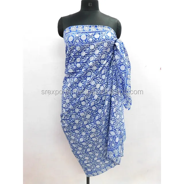 long piece of cotton cloth similar to a sarong