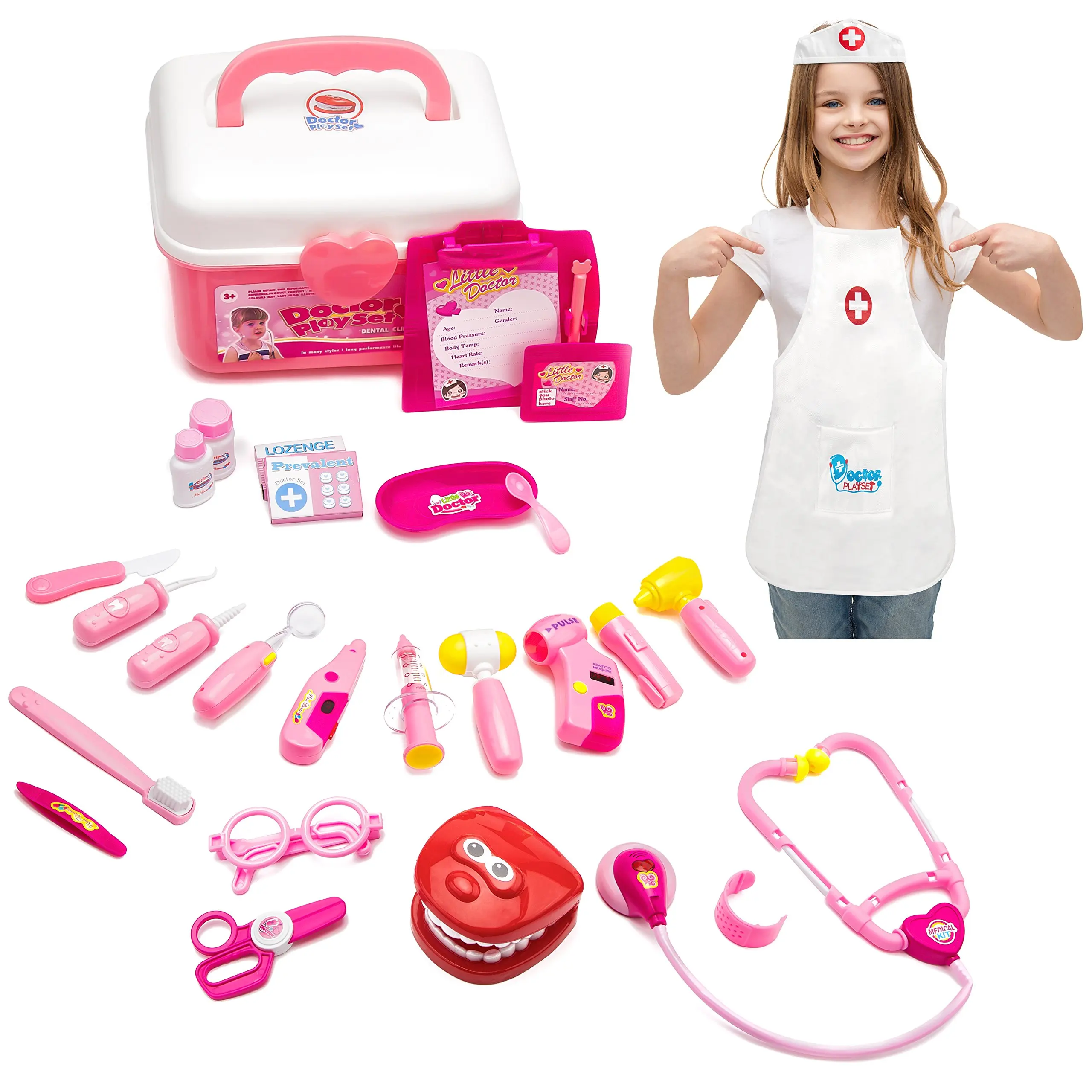 doctors play set with coat