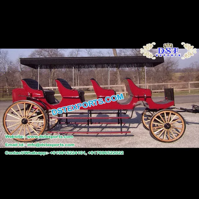 Bela Limousine Puxada Por Cavalos Buggy Carro, Limousin Carruagens de Cavalos de Casamento, Nova Touring Carruagens