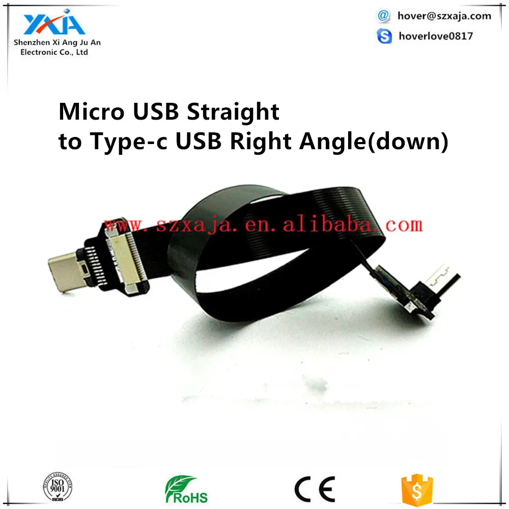 Ffc Micro Usb Fpv Flat Slim Thin Ribbon Fpc Cable Micro Usb 90 Degree