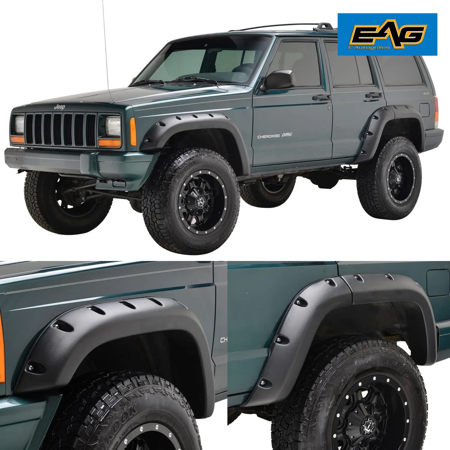 2019 jeep cherokee fender flares