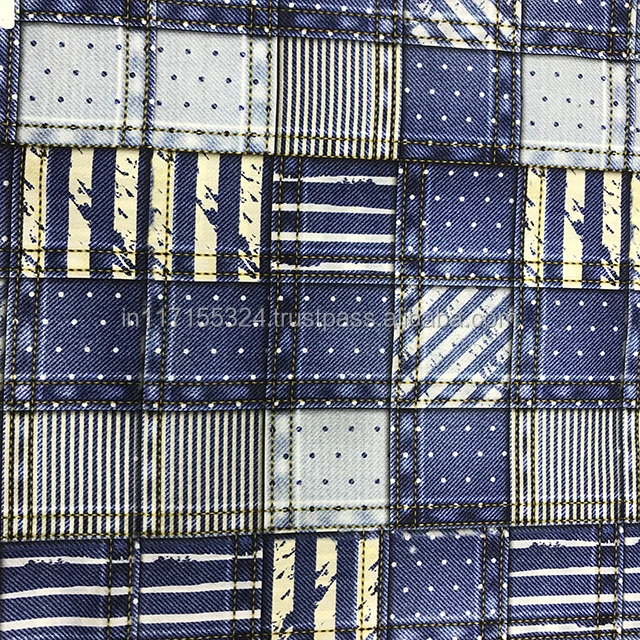 india poly satin fabric print